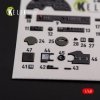 KELIK K48108 P-38F Lightning - interior 3D decals for Academy kit 1/48